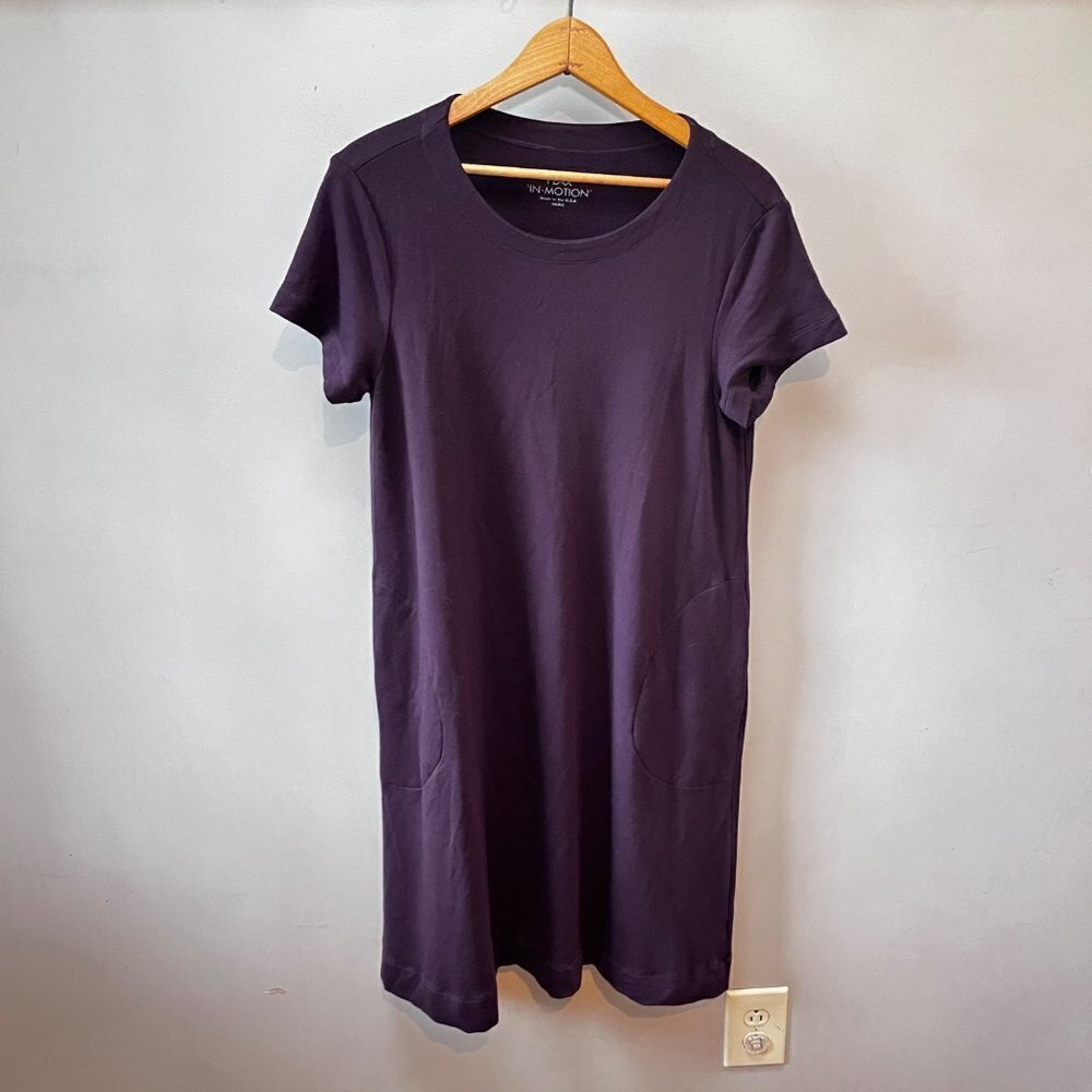 Flax In Motion‎ Short Sleeve Dress- Size Small
